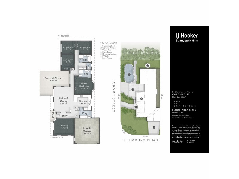 2 Clembury Place, Calamvale QLD 4116 Floorplan