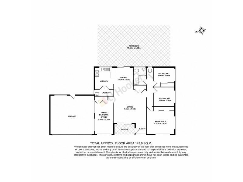 4 Raffin Crescent, Calamvale QLD 4116 Floorplan
