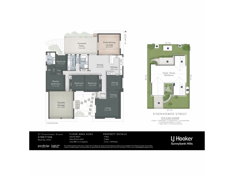 27 Eisenhower Street, Stretton QLD 4116 Floorplan