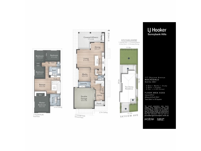 117 Skyview Avenue, Rochedale QLD 4123 Floorplan