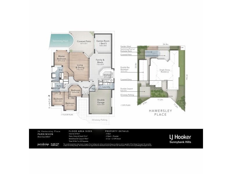 26 Hamersley Place, Parkinson QLD 4115 Floorplan