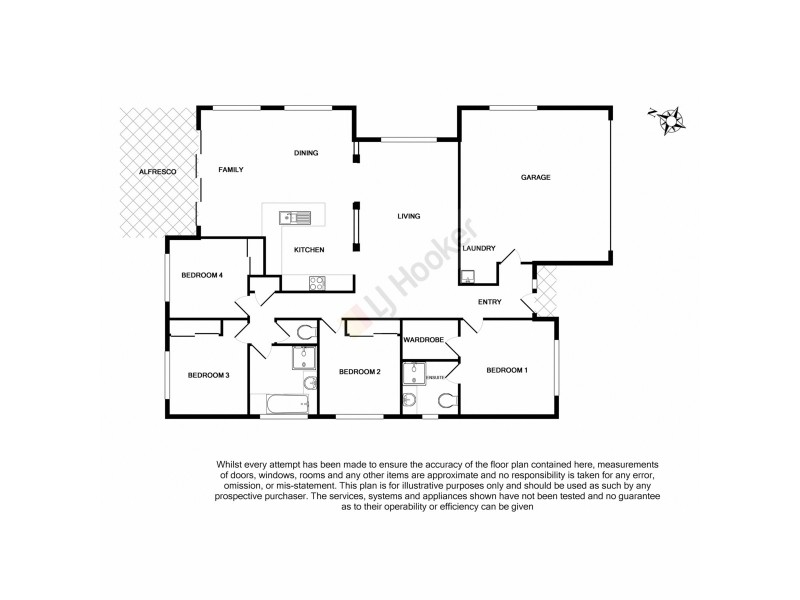 2 Bartle Frere Crescent, Algester QLD 4115 Floorplan