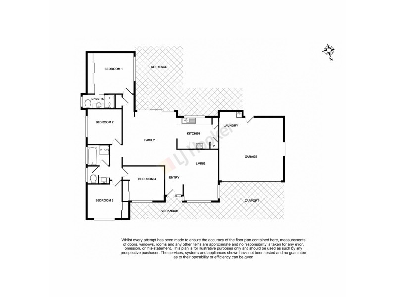 2 Parklane Close, Calamvale QLD 4116 Floorplan