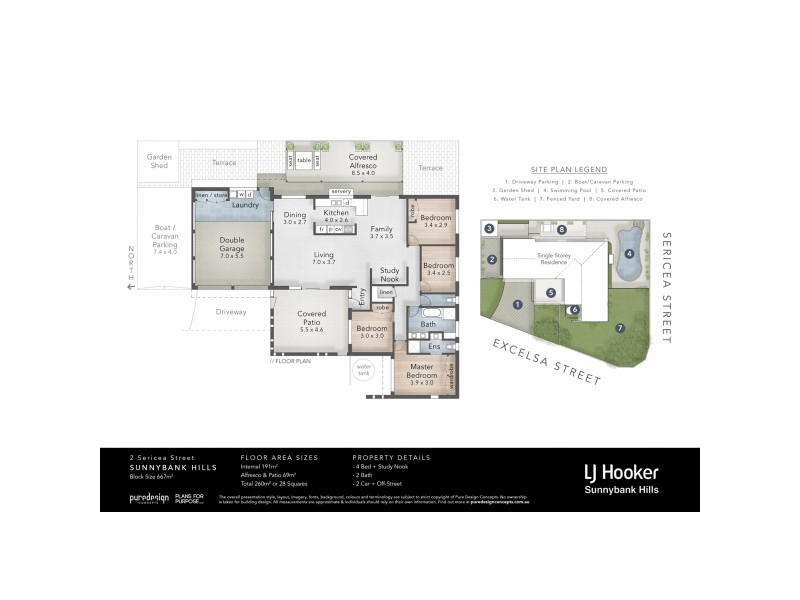 2 Sericea Street, Sunnybank Hills QLD 4109 Floorplan