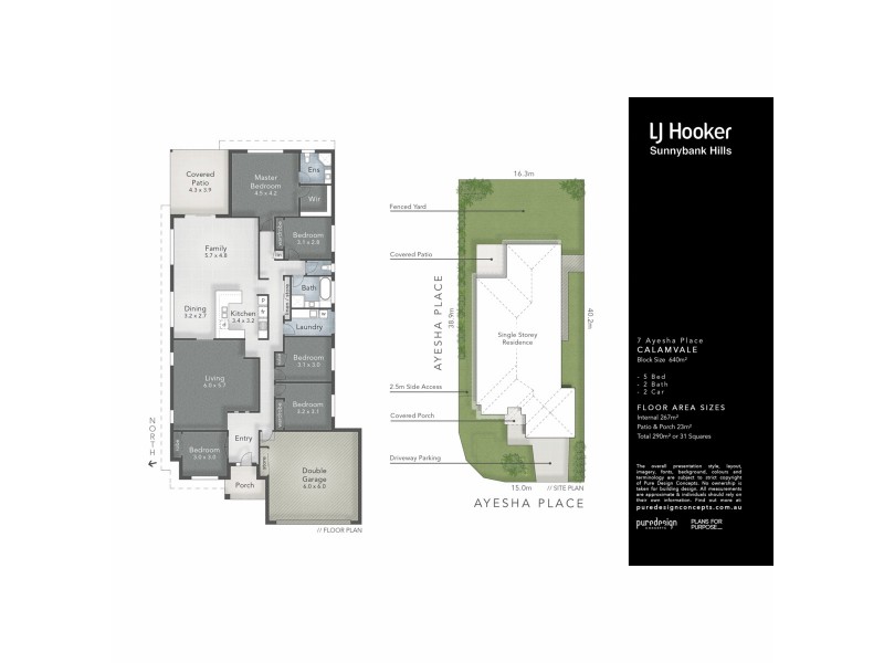 7 Ayesha Place, Calamvale QLD 4116 Floorplan