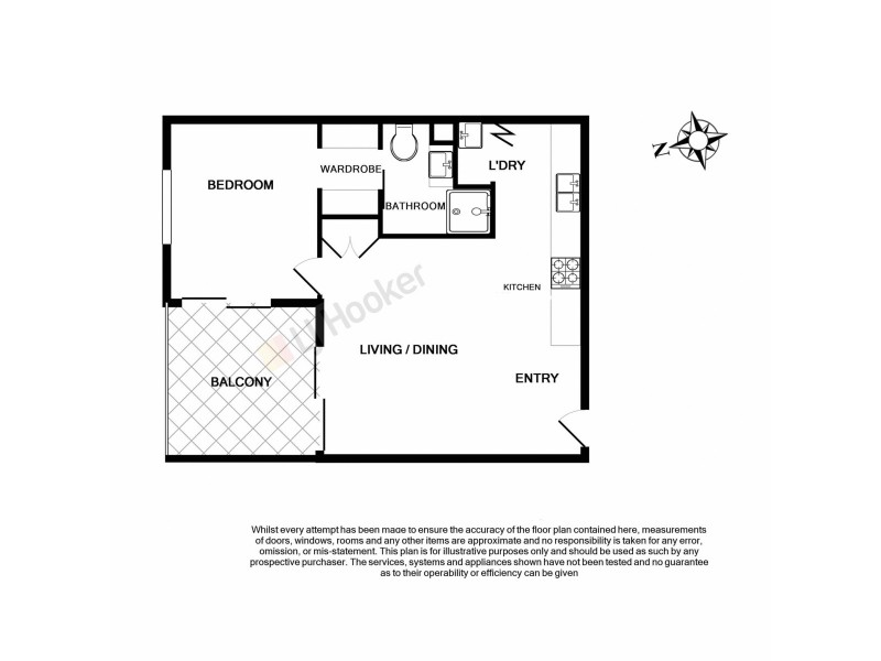 2110/35 Rogers Street, West End QLD 4101 Floorplan