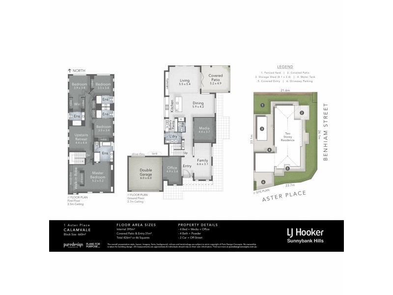 1 Aster Place, Calamvale QLD 4116 Floorplan