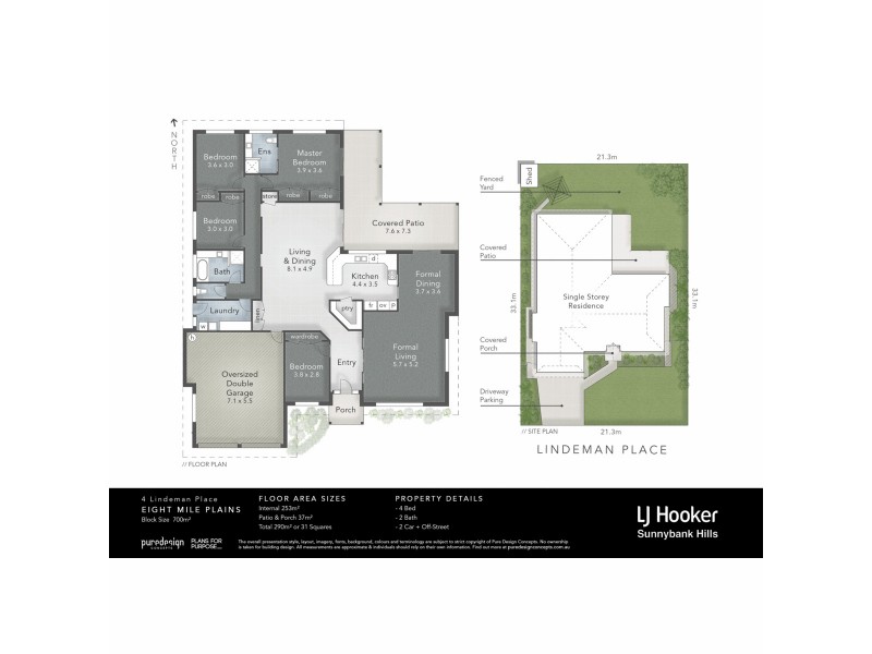 4 Lindeman Place, Eight Mile Plains QLD 4113 Floorplan