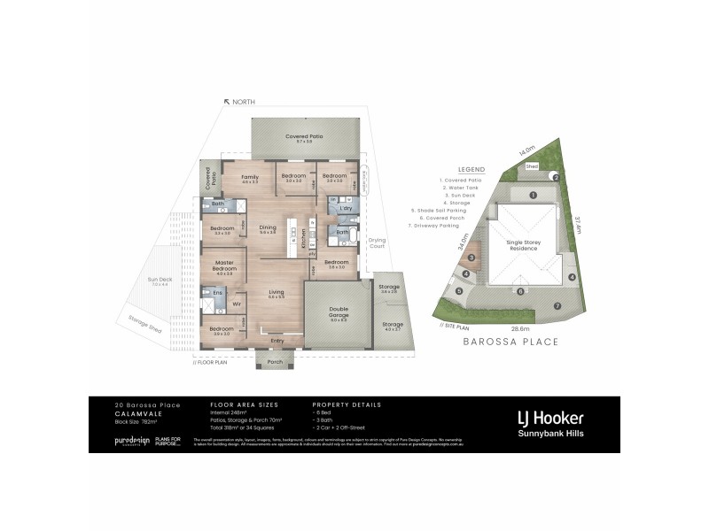 20 Barossa Place, Calamvale QLD 4116 Floorplan