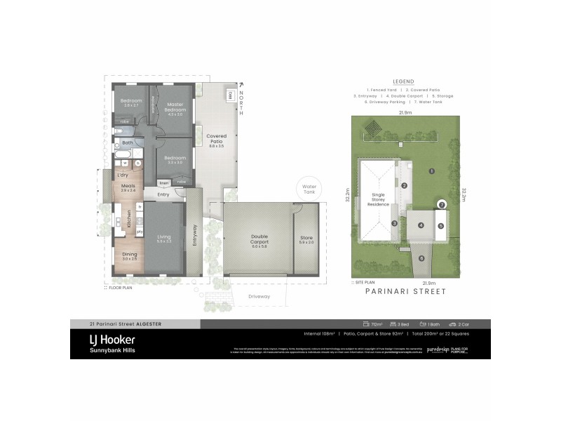 21 Parinari Street, Algester QLD 4115 Floorplan