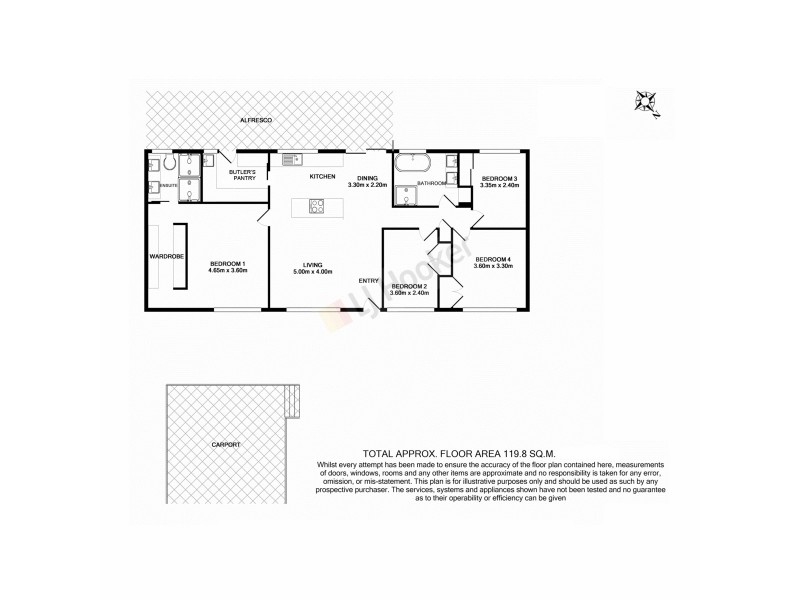14 Yorrell Street, Algester QLD 4115 Floorplan