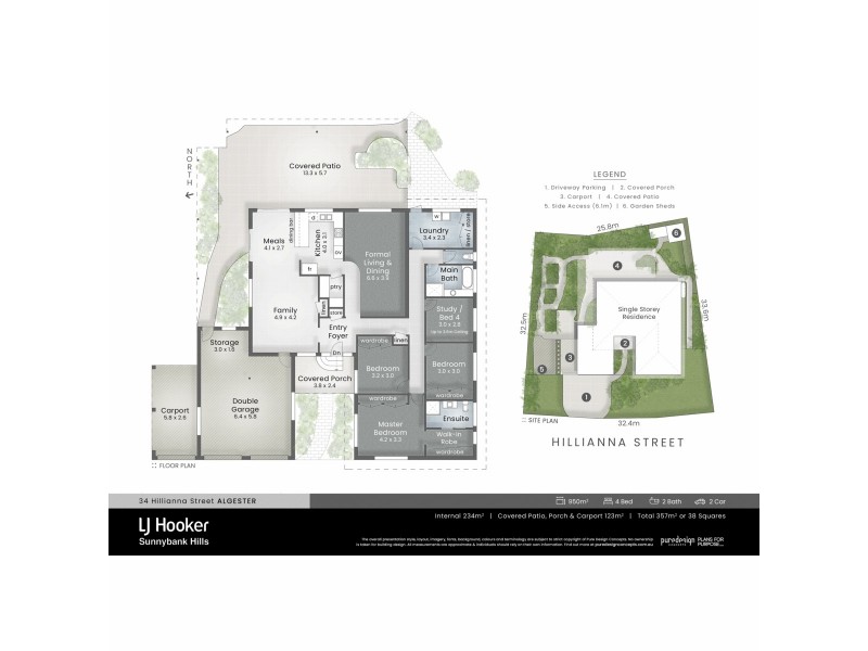 34 Hillianna Street, Algester QLD 4115 Floorplan