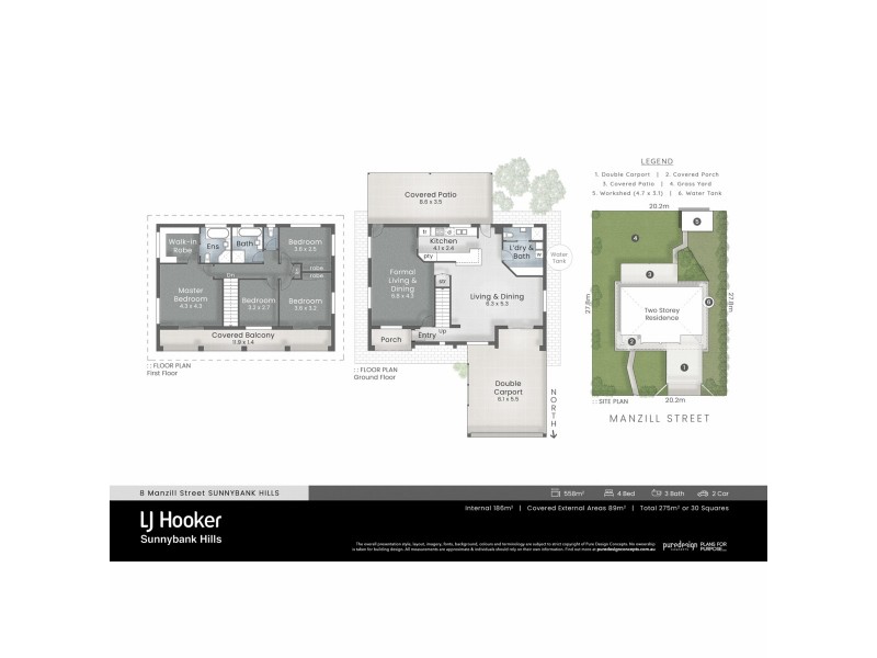 8 Manzill Street, Sunnybank Hills QLD 4109 Floorplan