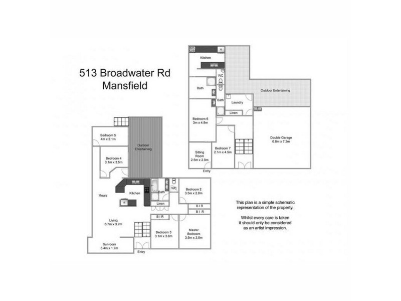 513 Broadwater Road, Mansfield QLD 4122 Floorplan