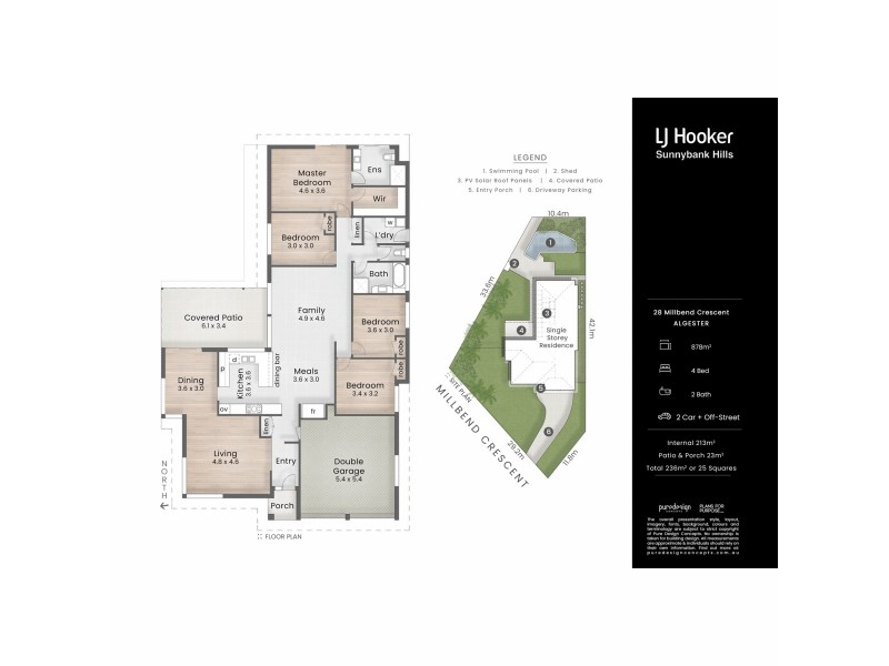 28 Millbend Crescent, Algester QLD 4115 Floorplan