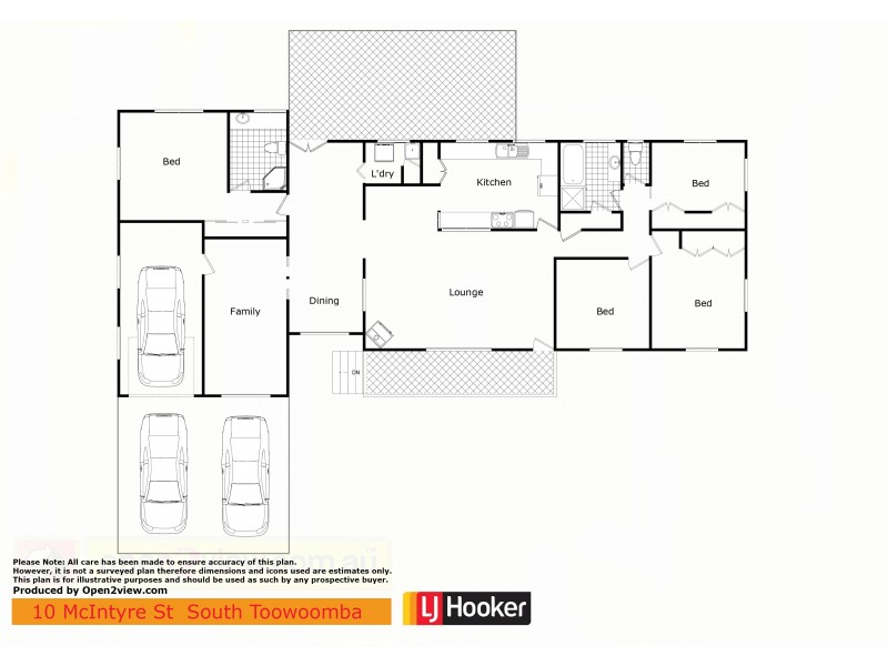 10 McIntyre Street, Centenary Heights QLD 4350 Floorplan