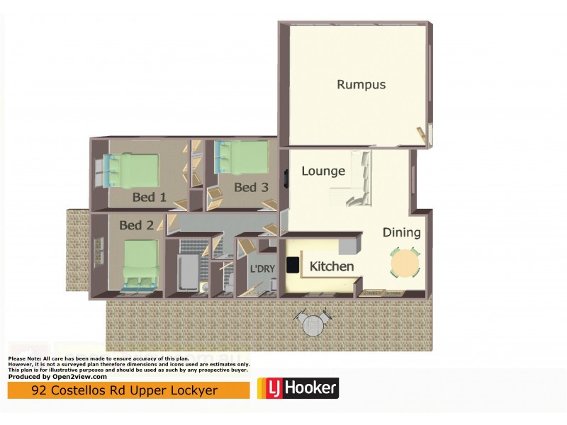 92 Costellos Road, Upper Lockyer QLD 4352 Floorplan