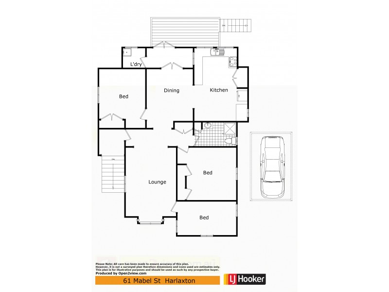 61 Mabel Street, Harlaxton QLD 4350 Floorplan