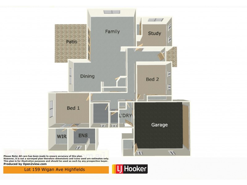 33 Wigan Avenue, Highfields QLD 4352 Floorplan