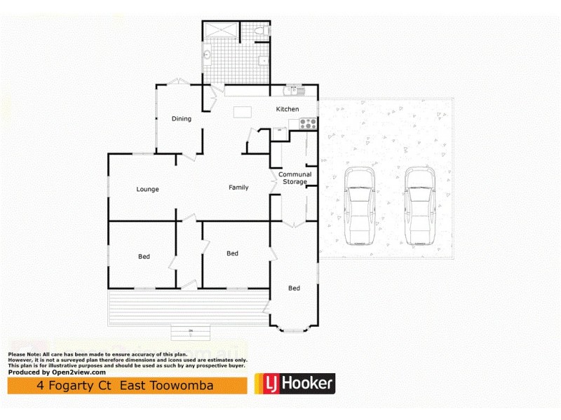 4 Fogarty Street, East Toowoomba QLD 4350 Floorplan