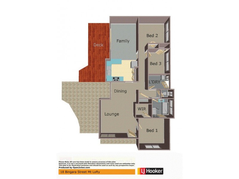 18 Bingara Street, Mount Lofty QLD 4350 Floorplan