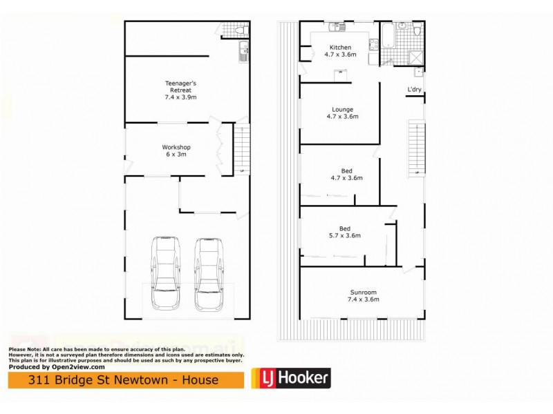 311 Bridge Street, Newtown QLD 4350 Floorplan