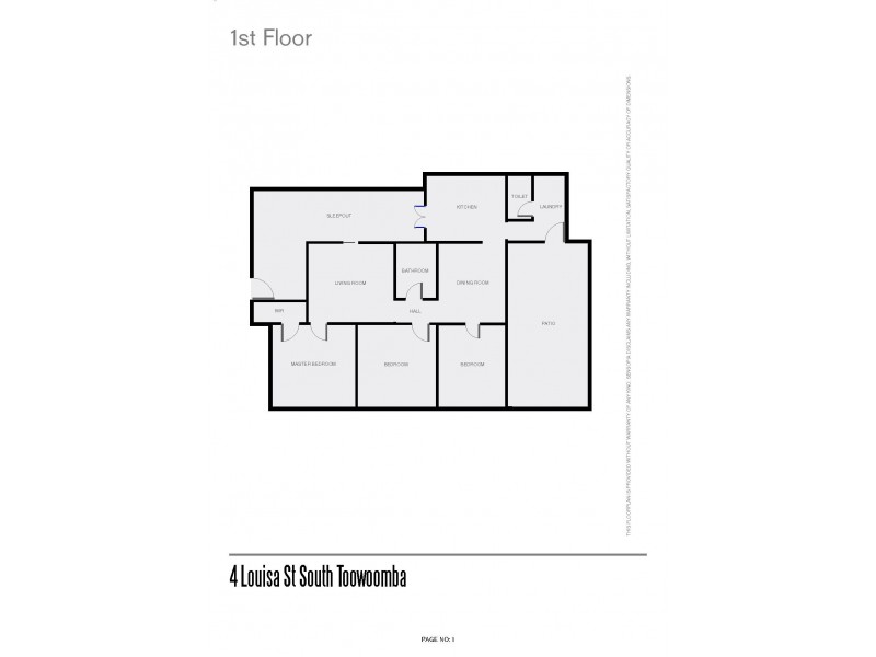 4 Louisa Street, South Toowoomba QLD 4350 Floorplan