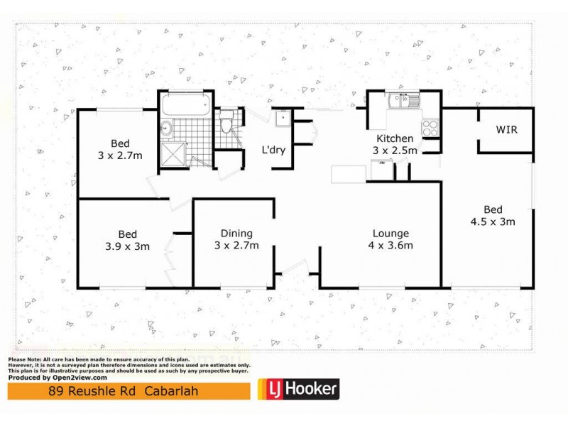 89 Reushle Road, Cabarlah QLD 4352 Floorplan