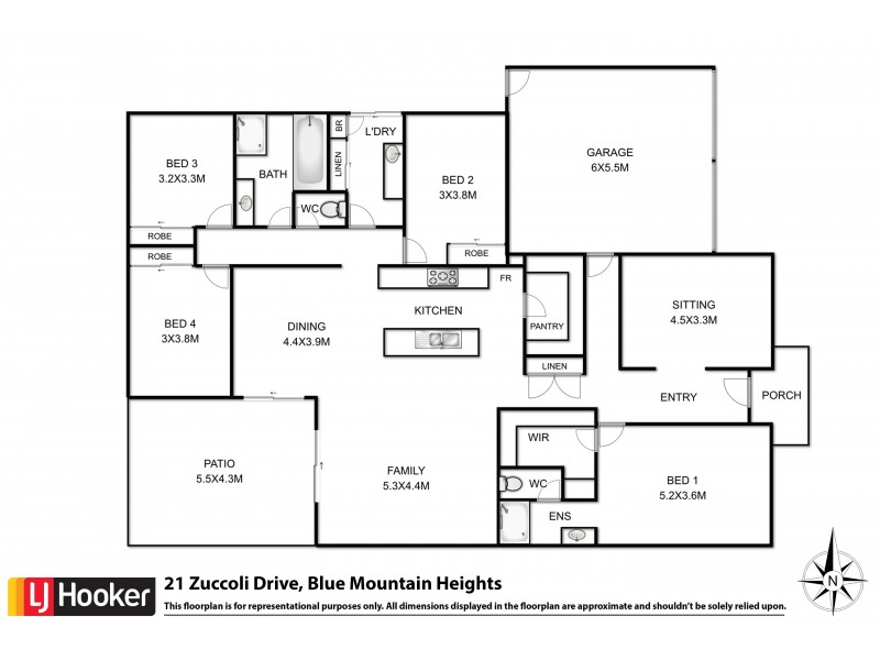 21 Zuccoli Drive, Blue Mountain Heights QLD 4350 Floorplan