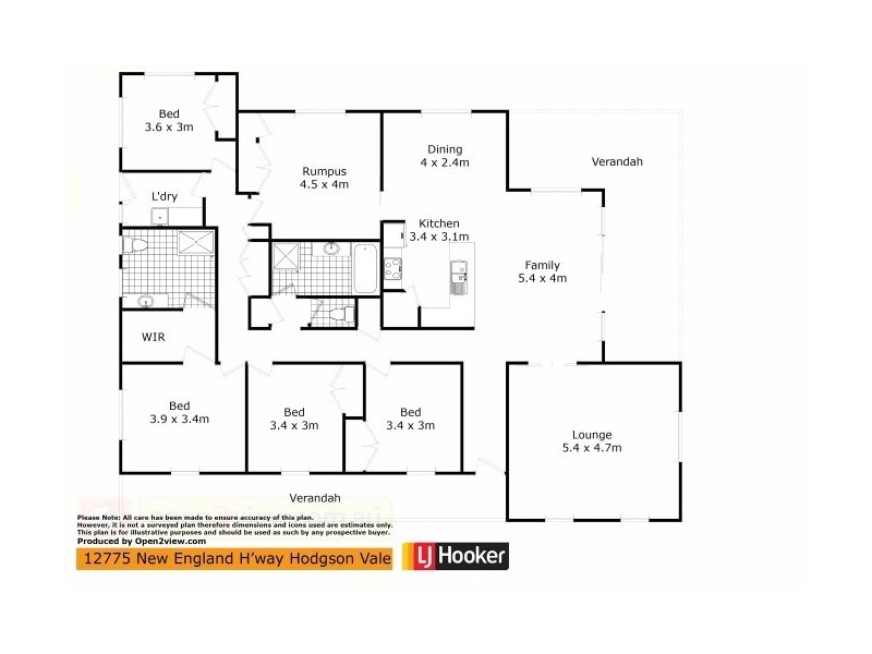 12775 New England Highway, Hodgson Vale QLD 4352
