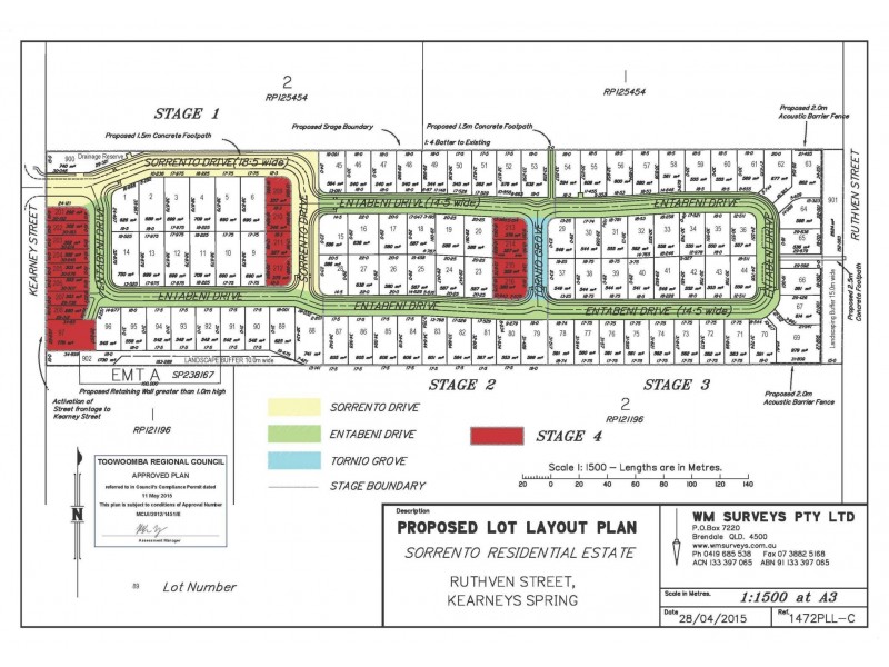 Lot 212/ Sorrento Drive, Kearneys Spring QLD 4350 Floorplan
