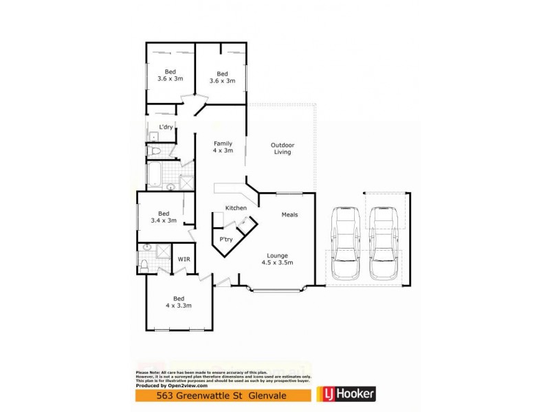 563 Greenwattle Street, Glenvale QLD 4350 Floorplan