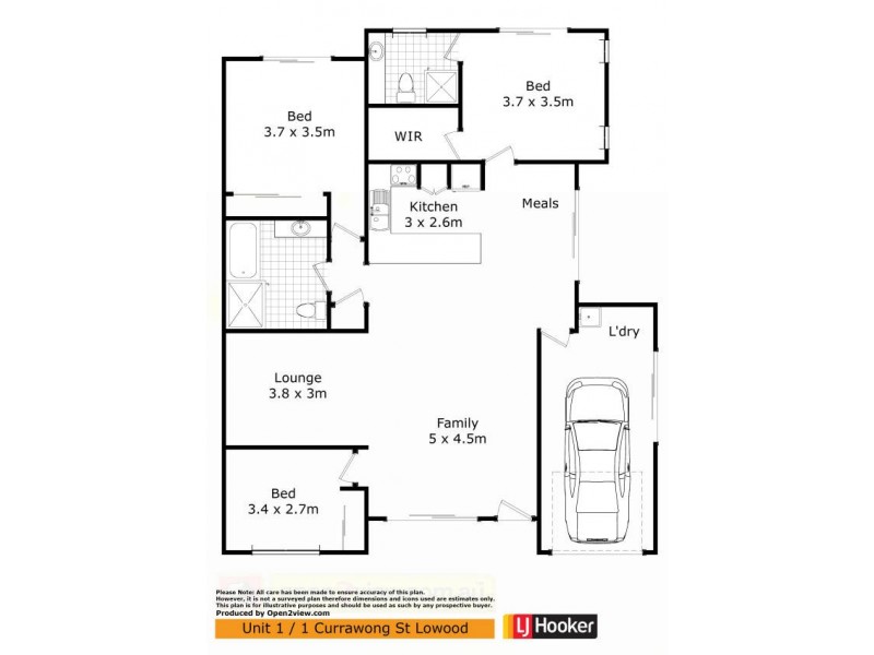 1/1 Currawong Street, Lowood QLD 4311 Floorplan