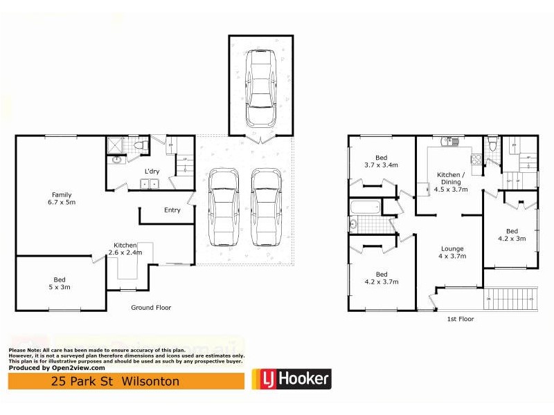 25 Park Street, Wilsonton QLD 4350 Floorplan