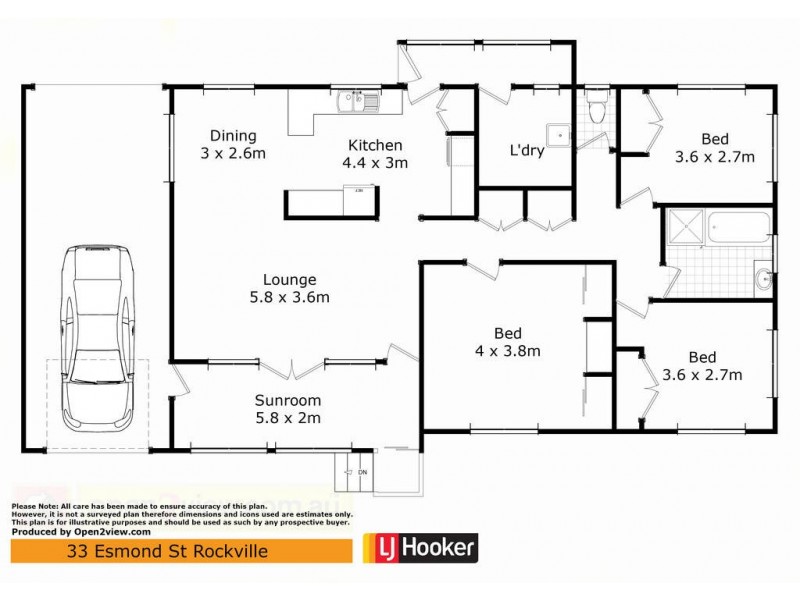 33 Esmond Street, Rockville QLD 4350 Floorplan