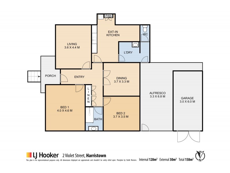 2 Violet Street, Harristown QLD 4350 Floorplan