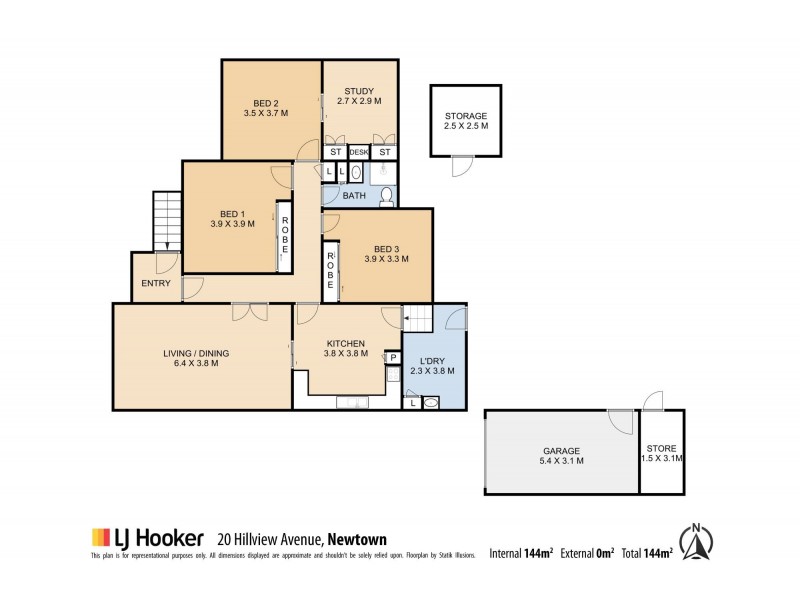20 Hillview Avenue, Newtown QLD 4350 Floorplan