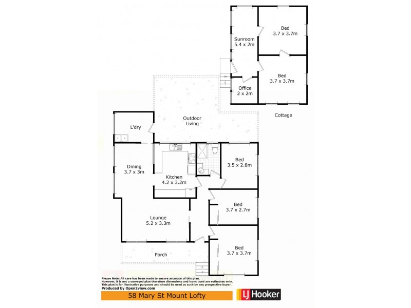 58 Mary Street, Mount Lofty QLD 4350 Floorplan