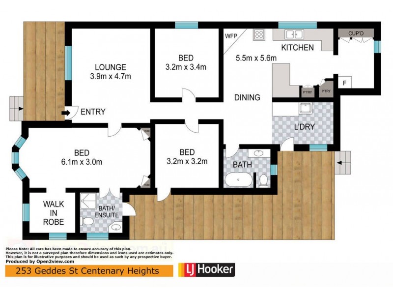 253 Geddes Street, Centenary Heights QLD 4350 Floorplan