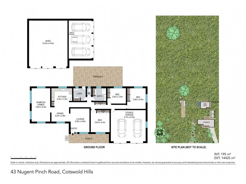 43 Nugent Pinch Road, Cotswold Hills QLD 4350 Floorplan