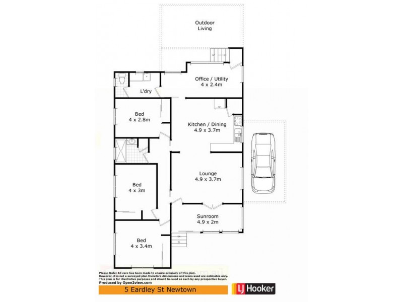 5 Eardley Street, Newtown QLD 4350 Floorplan