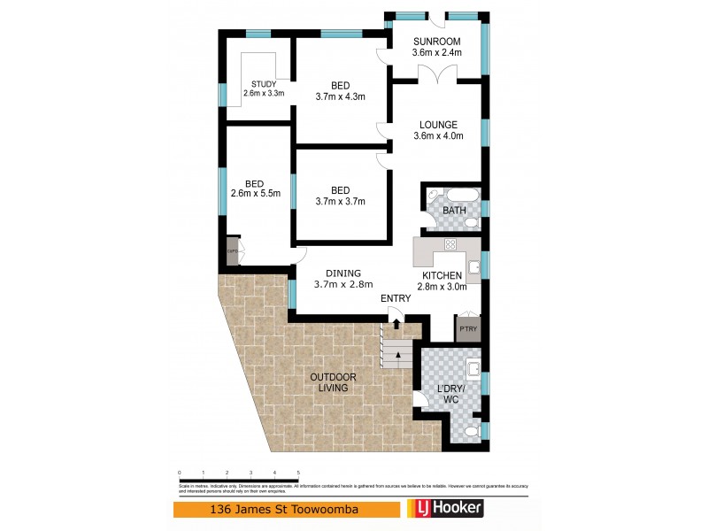 136 James Street, South Toowoomba QLD 4350 Floorplan