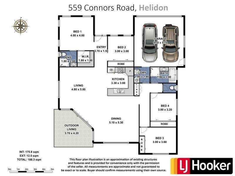 559 Connors Road, Helidon QLD 4344 Floorplan