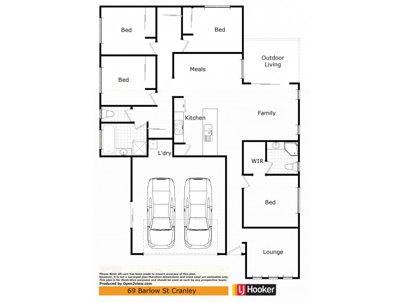 69 Barlow Street, Cranley QLD 4350 Floorplan