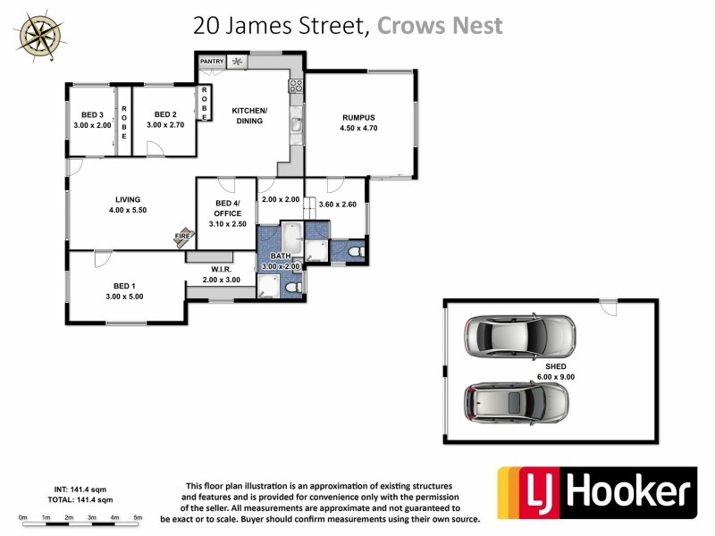 20 James Street, Crows Nest QLD 4355 Floorplan