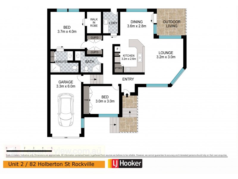 2/82 Holberton Street, Rockville QLD 4350 Floorplan