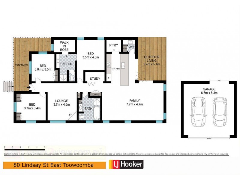 80 Lindsay Street, East Toowoomba QLD 4350 Floorplan