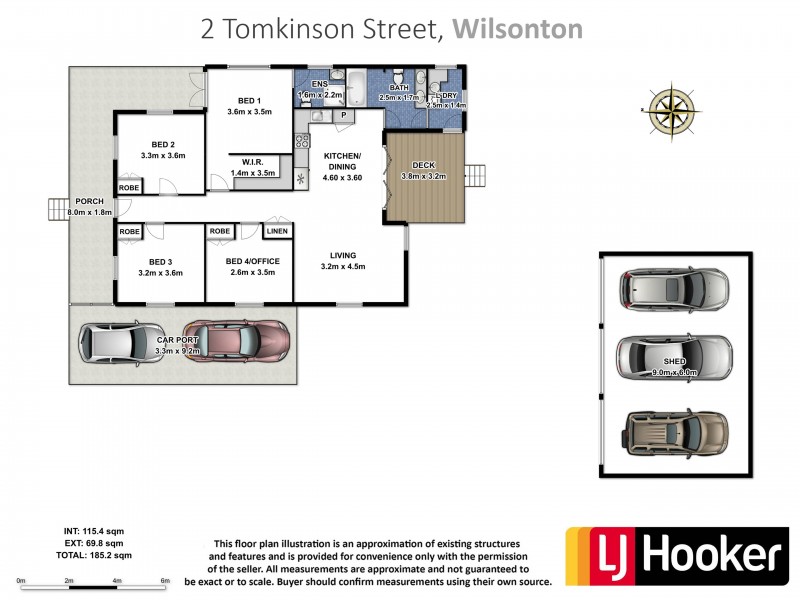 2 Tomkinson Street, Wilsonton QLD 4350 Floorplan