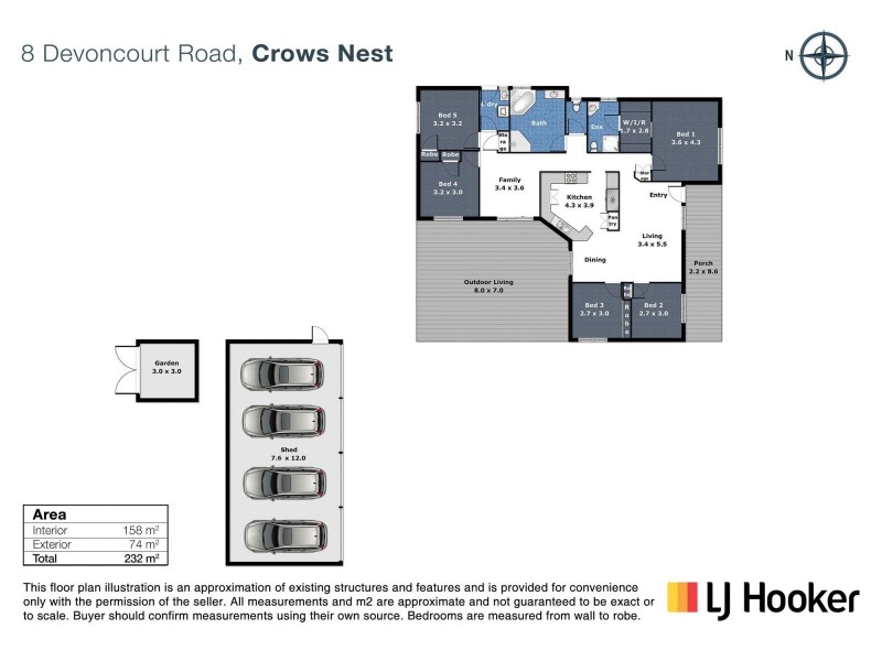 8 Devoncourt Road, Crows Nest QLD 4355 Floorplan
