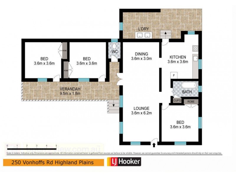 250 Vonhoffs Road, Highland Plains QLD 4401 Floorplan